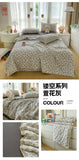 Printed Floral Summer Quilt Four Piece Set Soft Bedroom Decor Bedding Set Summer Quilt Bed Sheet With Pillowcases Home Textiles