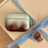 Simple Transparent Gradient Smudging TPU Case For Apple Airpods 2 3 Earphone Coque Soft Silicone Funda For Airpods Pro 2nd Cover