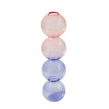 Lilac Glass Candlesticks Candle Holders Wedding Table Centerpieces Nordic Home Decoration Christmas Gift Glass Candle Holder