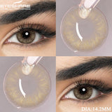 Blue Contact Lenses Colored Contacts for Eyes 1 pair Brown Eye Lenses Gray Lenses Yearly Cosmetic Makeup Eye Contacts