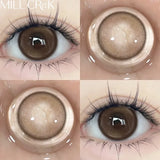 Brown World 1 Pair New Product Color Contact Lenses Degrees Fashion Comfort Soft Nature Blue Grey Lenses