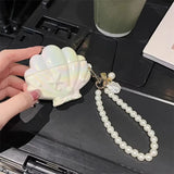 Cute Laser Colorful Sea Shells Cover For apple AirPods 1/2/3 Cover Soft White Earphone Case for Airpods 4 Pro 2 Headset Box