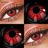 1 Pair Cosplay Contact Lenses for Eyes Cosplay Anime Lenses Multicolored Lenses Halloween Blue Eye Pupilentes 1 Year