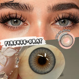 1Pair New Colored Contact Lenses Natural Brown Eye Lenses Blue Eye Lenses Fashion Beauty Contacts Gray SoftLens Yearly