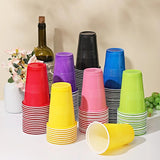 50Pieces Colorful Plastic Party Cups for Drinks, Soda Punch Barbecue Cola or Water Disposable Cup of Birthday Wedding Party