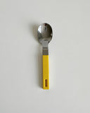 Yellow Resin Handle Stainless Steel Knife Fork Spoon Dessert Fork Spoon Stainless Steel Tableware