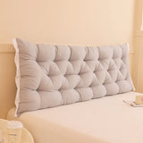 Soft Bag Anti-collision Thick Pad Korean Style Pure Color Headboard Cushion Bedroom Dormitory Rental House Decorate Bedhead Mat