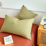 2 PCS Full Cotton Pillowcase Adult Kids Large Size 4 Layers Muslin Cotton Pillowcase Bedding Pillow Case with Zipper