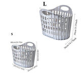 1PC Collapsible Laundry Hamper Basket, Foldable, Portable for Home & Bathroom, Durable Fabric, Space Saving Clothes Organizer