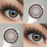 2PCS 1Year Contact Lenses for Eyes Natural Beauty Pupils Eyes Lenses Korean Brown Contacts Fashion Green Pupil Lenses
