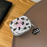 Korea Lovely Cartoon Black Cat INS Pendant Soft Silicone Earphone Case For Apple AirPods 1 2 3 4 Pro 2 3nd TPU Protective Cover