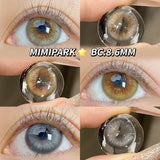 14.2mm Natural Glossy Contacts 2pcs Half Yearly Free Shipping Shiny Eye Lenses for Cosplay Party Makeup