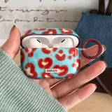 Blue Transparent Red Love Heart Cover Case For Airpods Pro 2nd Fashion Lovely Soft Earphone Fundas for Apple Airpods 1 2 3 4 Pro