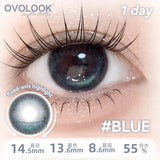 Silicone Hydrogel Fixed Highlight Lenses Light Gray Colored Contact Lenses With Prescription For Women