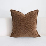 Brown Pillowcase Cotton Jacquard Waist Pillow Case Living Room Sofa Cushion Cover Comfortable Soft Home Hotel Decor Cushion Case