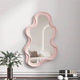 Clouds Special-Shaped Desktop Dressing Mirror Simple Wall-Mounted Toilet Irregular Makeup Mirror French Decorative Mirror