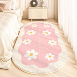 Korean Runner Rug Modern Simple Fluffy Bedside Carpet Fashion Light Luxury Ins Cream Style Home Decoration Sofa Mats Alfombra