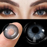 1 Pair Colored Contact Lenses Pupils Fashion Brown Lenses for Makeup Cosplay Lenses High Quality Natural Pupils Year