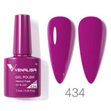 Nail Gel Polish 7.5ml HEMA/TPO FREE Red Sparkle Sequin Gel Nails Beautiful Semi Permanent Soak Off UV LED Gel Polish