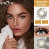 1 Pair Natural Look Brown Colored Contact Lenses  Gray Eye Lenses Green Contact Blue Lenses fashion color lenses