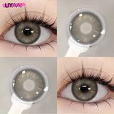 Colored Contacts Lenses Natural Look Brown Eye Lenses Gray Contact Blue Lens Cosmetic Beauty Pupil Yearly Use