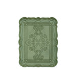 Rectangle Emboss Wooden Pallets Dessert Tea Break Cake Coffee Shop Bar Supplies Tableware Dining Plate Originality Retro Plate