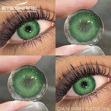 1 Pair Natural Blue Lenses Yearly Use Contact Lens Beauty Color Contact Lenses For Eyes Brown Contacts Gray Pupils Lens