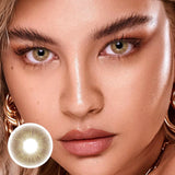 Colored Pupils 1Pair Contact Lenses for Eyes Brown Eye Lenses Green Contact Lenses Fashion Gray Makeup Lenses 1Year