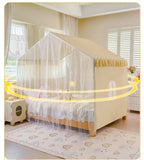 Latest Princess Style Small House Mosquito Net with Bracket for Girls Canopy Bedroom Decoration for Kids Room
