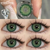 1 Pair Blue Colored Contact Lenses for Eyes Natural Brown Contact Lenses Fashion Lenses Brown Eye Lens Softlenses
