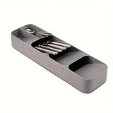 Multifunctional Knife Fork Compartment Storage Box Cutlery Spoon Box Fork Divider Organizer Kitchen Drawer Storage Box Tray