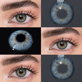 Aegean Sea Natural Color Contact Lenses Colored Contacts 1 Pair of Prescription Yearly Use Small Pupil Lenses