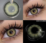 Black Colored Contact Lenses for Eyes 1 Pair Contact Lenses Natural Beauty Color Lens Eyes Yearly Use Fashion Lenses
