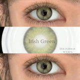 1 Pair Brown Colored Contact Lenses Natural Green Pupils Eyes Contact lenses Big Eyes Soft Contacts 14.20-14.50mm