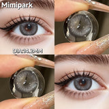 Big Diameter Colored Contacts 2pcs Multi-Style Glossy Lenses for Cosplay Role Play 0.00D No Power