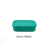 Silicone Bento Lunch Box Microwave Heating Lunch Box Fruit & Vegetable Storage Box Suitable for Students and Office Workers