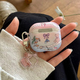 for girl gift cute bear pink silicone soft case for apple airpdos 1 2 3 4 pro 2 3nd generation wireless bluetooth earphone cover