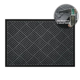 Rubber Anti-slip Mat Outdoor Indoor Dirt Trapper Dust Absorbent Mat Strong Durable Entrance Home Carpet Nordic Style Door Mat