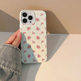 INS Beautiful Flowers Phone Case For iPhone 15 14 13 12 11 Pro Max XS X XR 7 8 Plus SE Soft Silicone Bumper Protective Cover