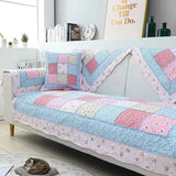 Cotton Fabric Four Seasons Sofa Cover Couch Floral Cover Plaid Printed Towel Sofa for Living Room lounge