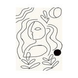 Black White Minimalist Living Room Sofa Carpet Abstract Lines Bedroom Bedside Carpets Modern Art Plush Rug Comfortable Soft Rugs