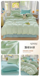 Solid Color Bedding Set Kids Twin Full Queen Size Washed Cotton Single Couple Duvet Cover Set Quilt Cover Pillowcases Bed Linen