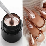 5ml Super Sliver Metallic Gel Nail Polish Holographics Metal Effect Painting Liner DIY Nail Art Decoration Varnish