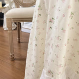 Pink Rose Tablecloth Cotton Diningtable Decorative Tablecloth Romantic French Embroidered Lace Coffeetable Sofa Cover Cloth