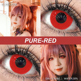 2pcs Colored Contact Lenses Halloween Cosplay White Crazy Contact Lenses Anime Red Eye Lenses Green Makeup Contact Lens