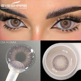 1 Pair Colorful Contact Lenses for Eyes Grey Contact Lenses High Quality Natural Brown Contact Lenses Blue Eye Lens