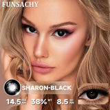 1 Pair Black Color Contact Lenses Brown Grey Beauty Soft Contact Lenses Yearly Fast Shipping Beauty Pupils Cosmetics