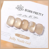 Wine Red Jelly Gel Nail Polish Glitter Nude Translucent Quick Extension Gel Semi Permanent Varnish UV Gel Nail Art 1