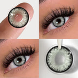 1Pair Korean Contact Lenses Natural Beauty Eye Contact Lens Myopia Soft Lenses Contact Lenses with Diopters Cosmetics