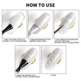 10ml Pearl Gel Nail Polish Soak Off UV LED White Glitter Nail Gel Polish Semi-Permanent Thread Effect Nail Art DlY